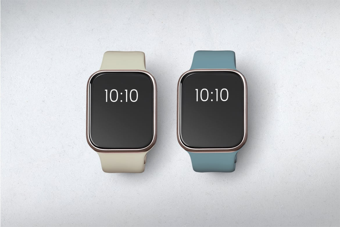 图片[2]-Smartwatch screen mockup digital device set（960570）-技能树